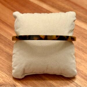 J.Crew | Tortoise Acetate Bangle Bracelet | 2.5” Diameter